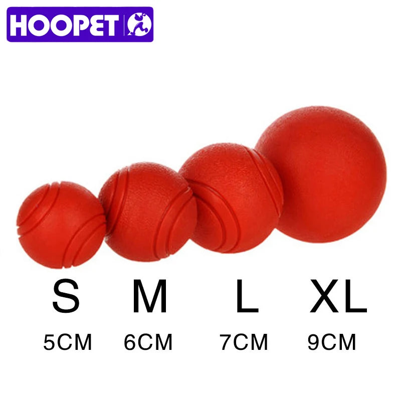 HOOPET Bite-Resistant Rubber Dog Ball